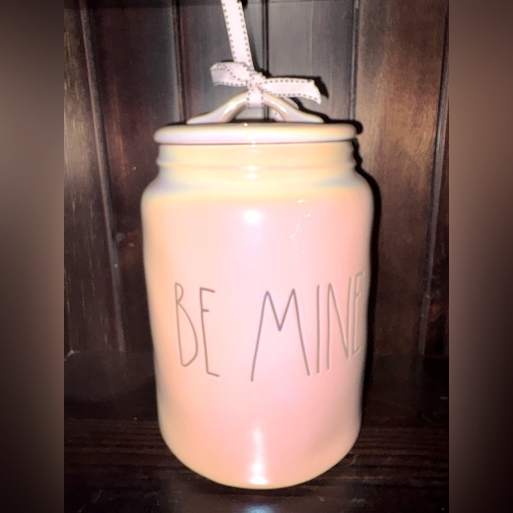 Rae Dunn Iridescent Be Mine Large Canister